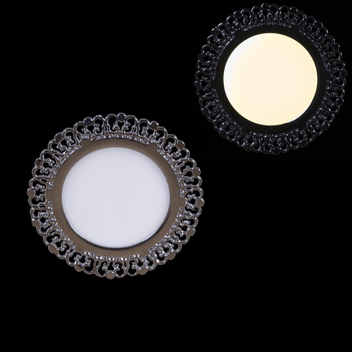 Встраиваемый светильник  52506-9.0-001RD LED6W CR