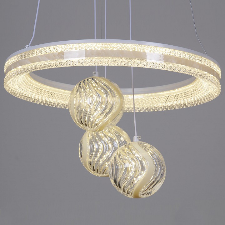 Подвесная люстра De Markt Оливия 4 лампы 60067-0.4-1+3A