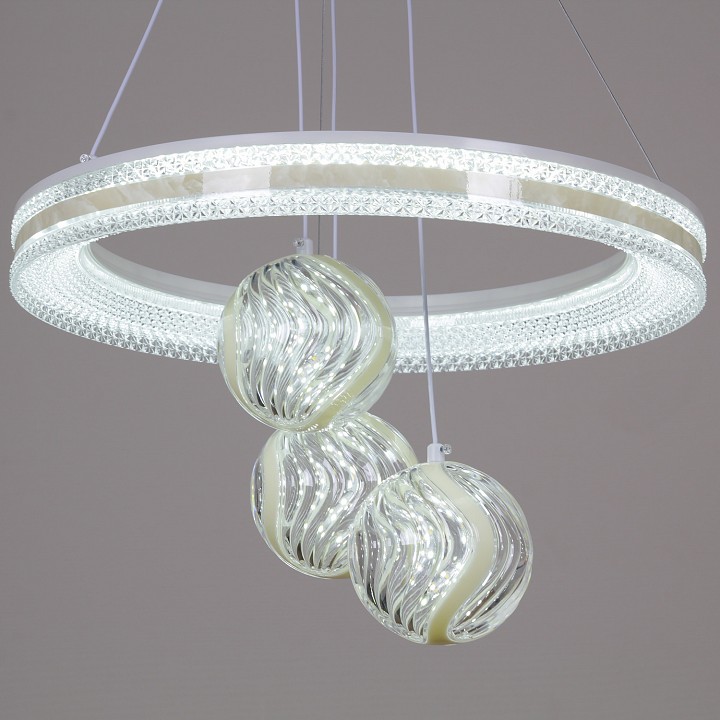 Подвесная люстра De Markt Оливия 4 лампы 60067-0.4-1+3A