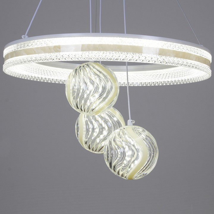 Подвесная люстра De Markt Оливия 4 лампы 60067-0.4-1+3A