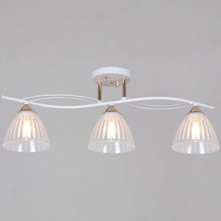 Люстра на штанге  73460-0.3-03 WH+FG