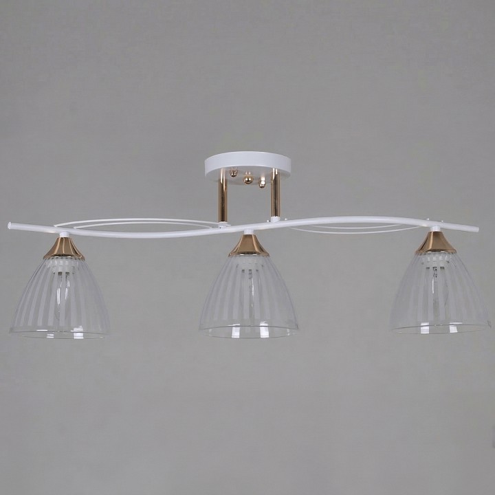 Люстра на штанге  73460-0.3-03 WH+FG