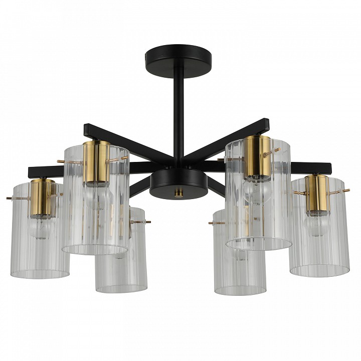 Люстра на штанге De Markt Бремен 6x40 Вт E14 74643-0.3-06