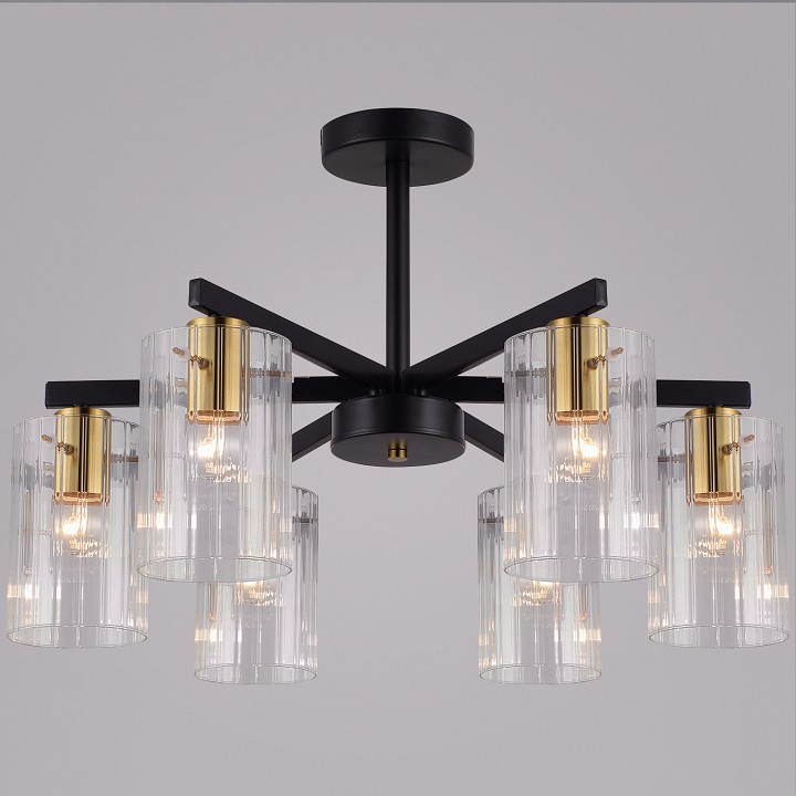 Люстра на штанге De Markt Бремен 6x40 Вт E14 74643-0.3-06