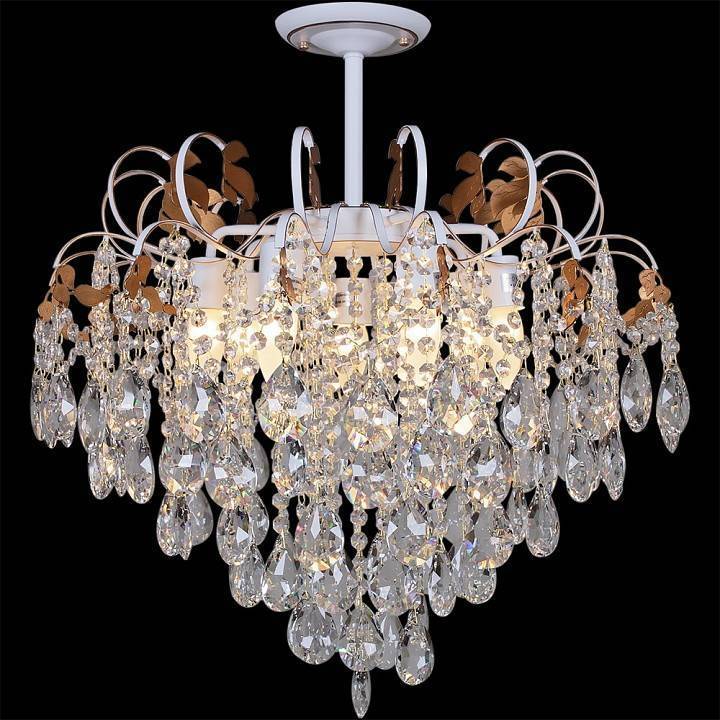 Люстра на штанге Reluce 96028 6хE27 WH+GOLD PN 96028-0.3-06 WH+GOLD PN