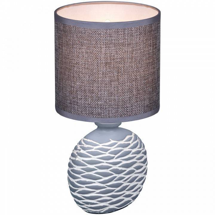 Настольная лампа декоративная Reluce серая 98231-0.7-01 GREY
