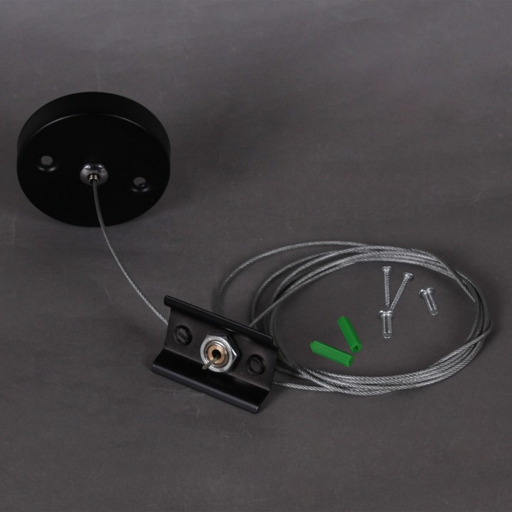 Трек встраиваемый  RL 06035/06036 suspension cable 2M BK