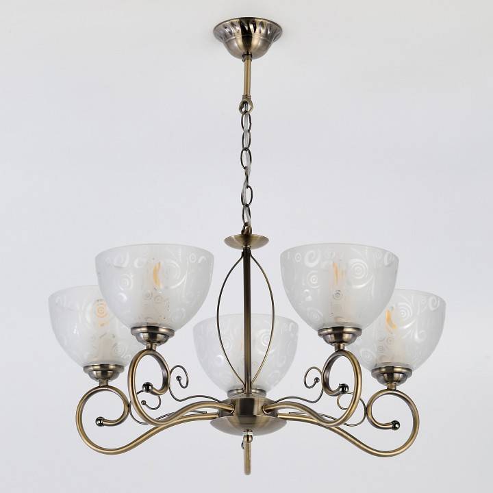 Подвесная люстра Rivoli Loren 5xE14 40 Вт Б0044455