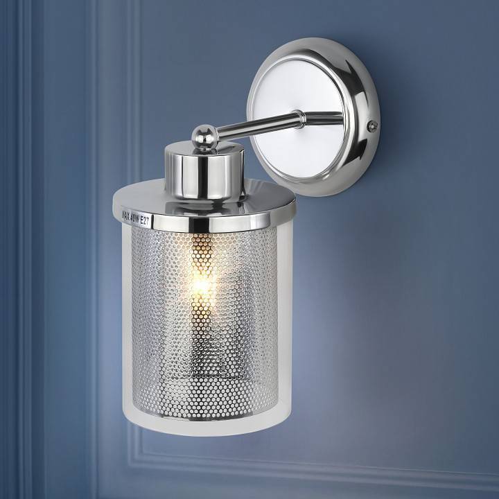 Бра Rivoli Adriana 1xE27 хром Б0047319