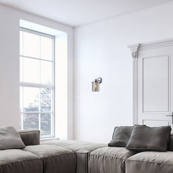 Бра Rivoli Adriana 1xE27 хром Б0047319