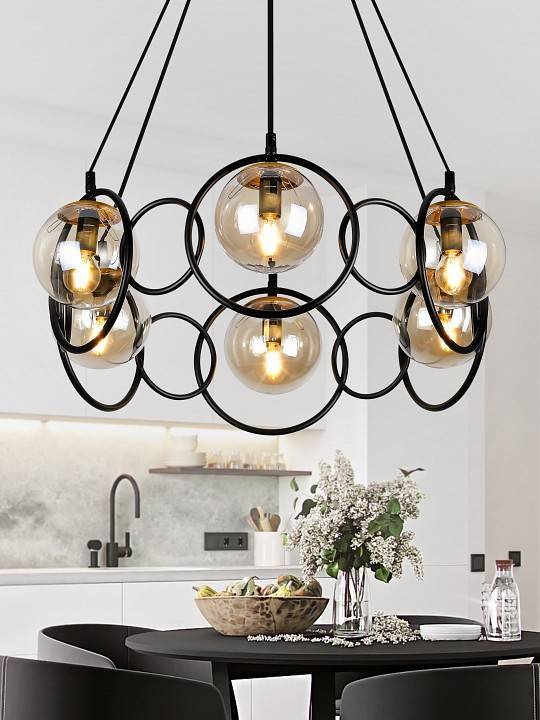 Подвесная люстра Rivoli Ariadna 8хE14 40 Вт Б0047334