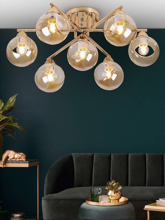 Потолочная люстра Rivoli Ilsa 7хE27 60 Вт Б0051269