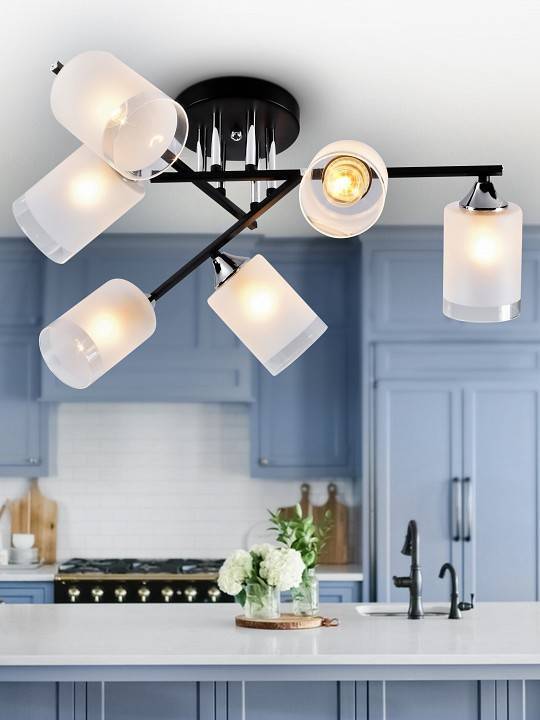 Люстра на штанге Rivoli Marielle 8хE14 40 Вт Б0051983