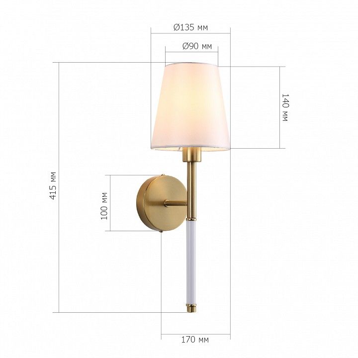 Бра ST-Luce BRASS SL1406.301.01