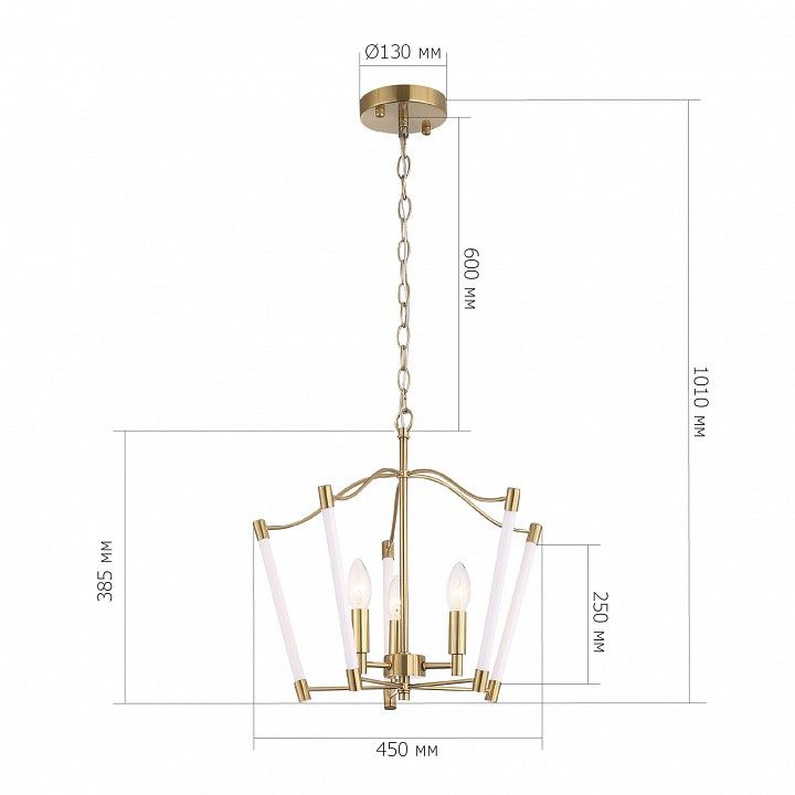 Подвесная люстра ST-Luce BRASS SL1406.303.03
