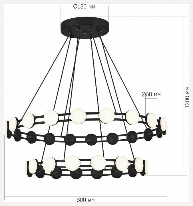 Подвесная люстра ST-Luce MONRO SL6610.403.36
