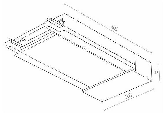 Токопровод концевой ST-Luce Skyflat ST067.409.20