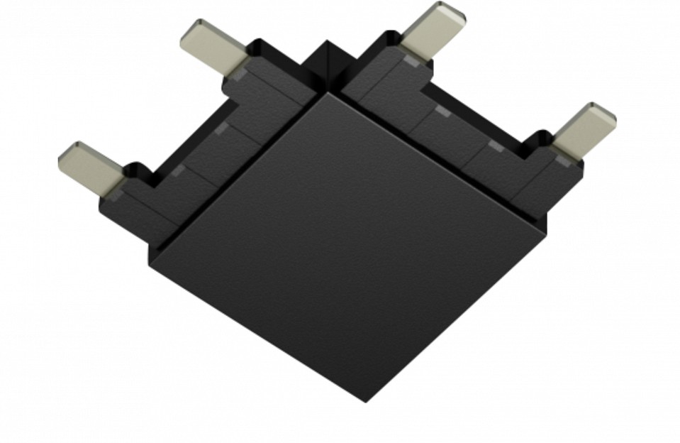 Соединитель угловой внешний для треков накладных SWG PRO SLIM CN-SLIM-BL-L