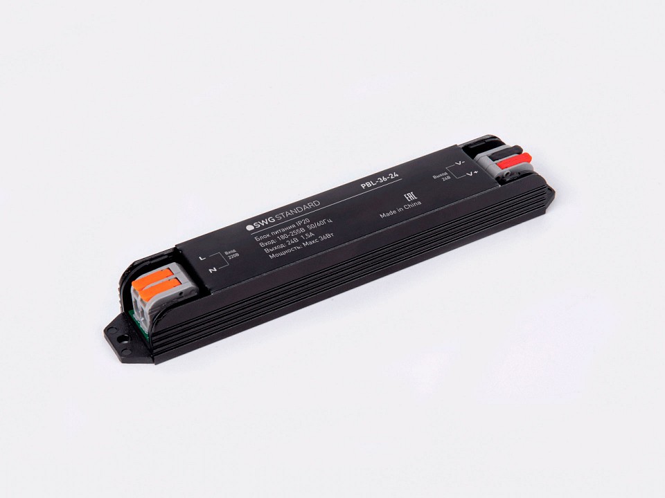 Блок питания SWG PBL 24 В 36 Вт PBL-36-24