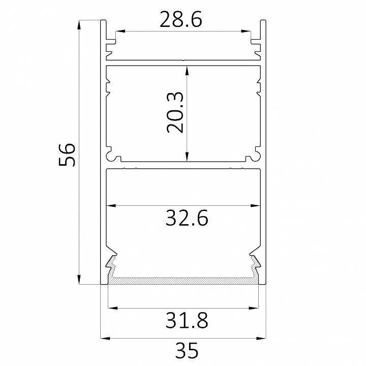Накладной светильник De Markt LINE 6063 0412608