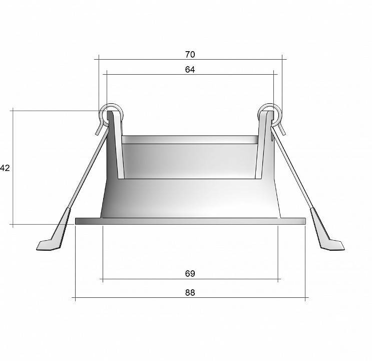 Встраиваемый светильник 6063 POINT 0830301