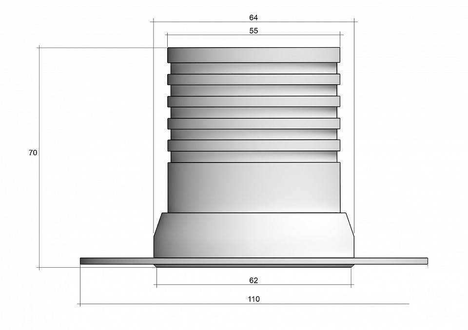 Встраиваемый светильник Donolux 6063 POINT HIDE 0830501