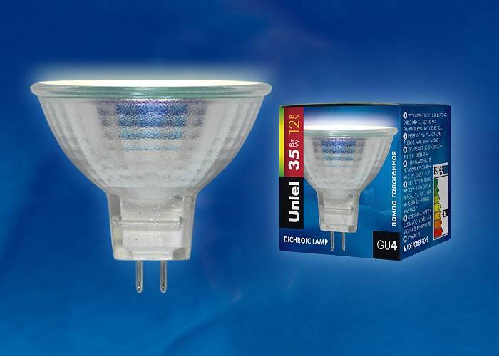 Лампа галогеновая Uniel GU4 35 Вт 1981