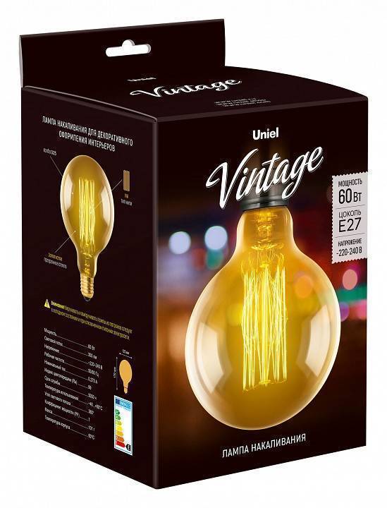 Лампа накаливания Uniel IL-V E27 60Вт K UL-00000480