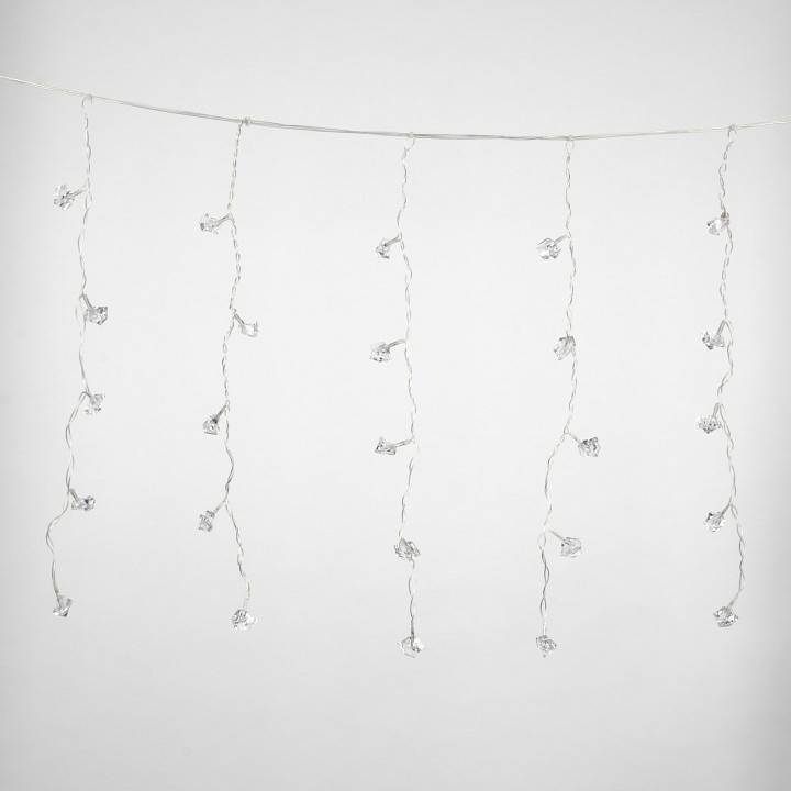 Гирлянда-занавес Uniel ULD-E2805-140/DTA WHITE IP20 UL-00003940