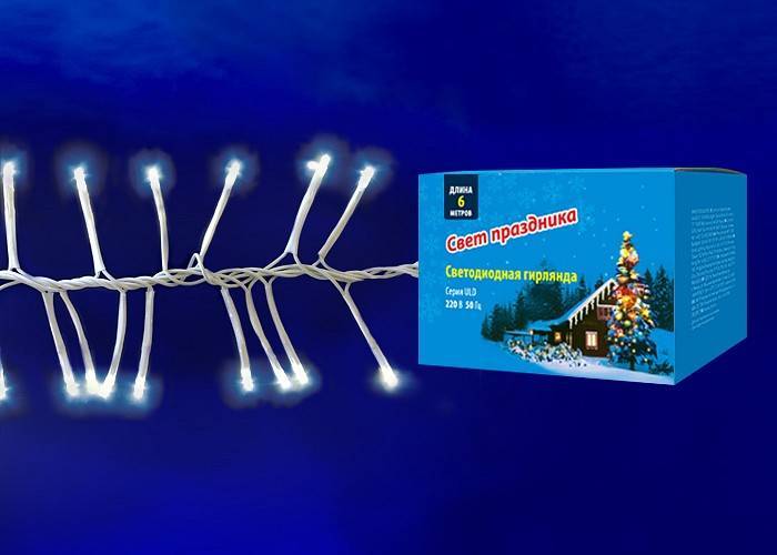 Гирлянда Супернить Uniel ULD-S0600/60 DTA 60 м 600 LED мультиколор UL-00005479