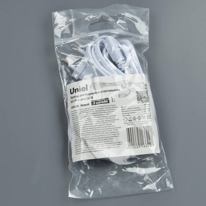 Соединитель для светодиодной ленты с разъемом папа Uniel UCX-PT3/L10-300 UL-00009616