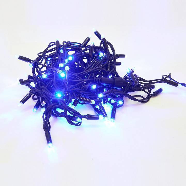 Гирлянда Нить Uniel ULD-S1000-120/TBK 10 м 120 LED теплый белый черный провод UL-00010895