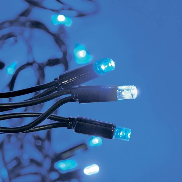 Гирлянда Нить Uniel ULD-S1000-120/TBK 10 м 120 LED теплый белый черный провод UL-00010895