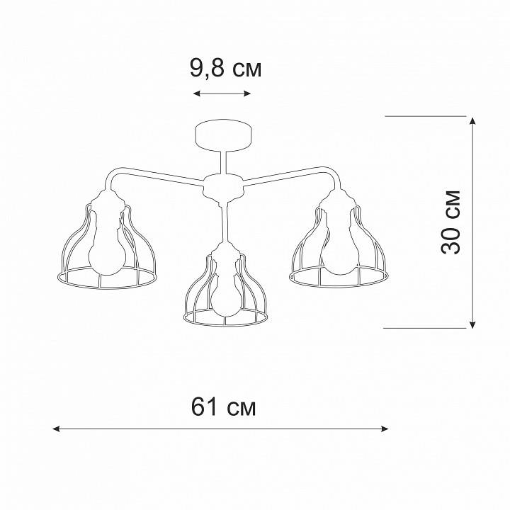 Подвесной светильник Vitaluce V3102 V3102-0/3PL