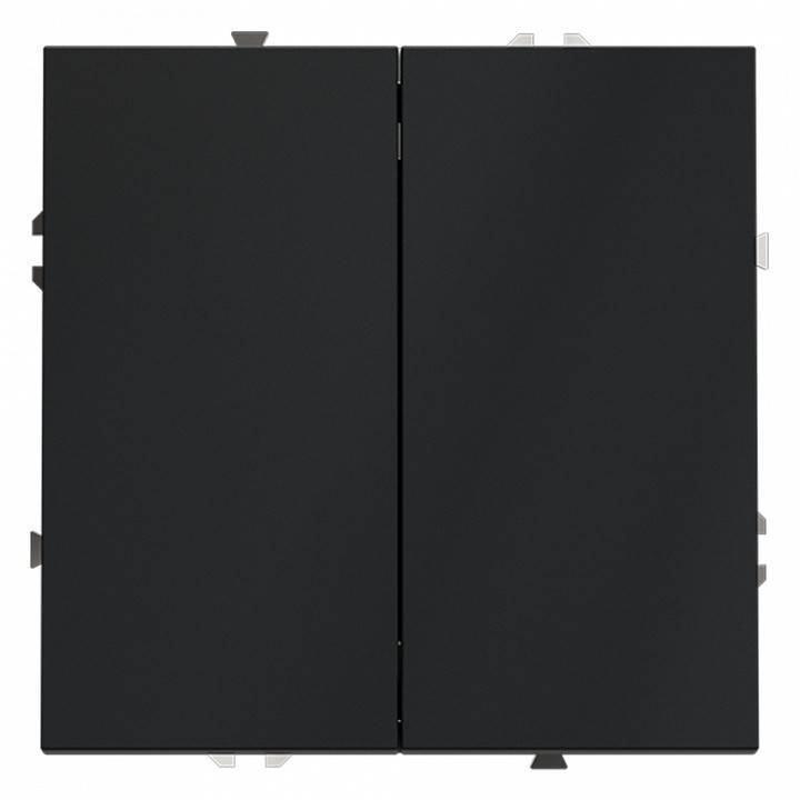 Выключатель двухклавишный без рамки Voltum S70 VLS020107