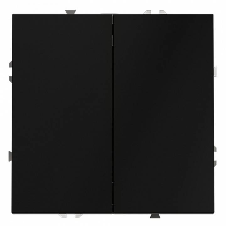 Выключатель проходной двухклавишный без рамки Voltum S70 VLS020308