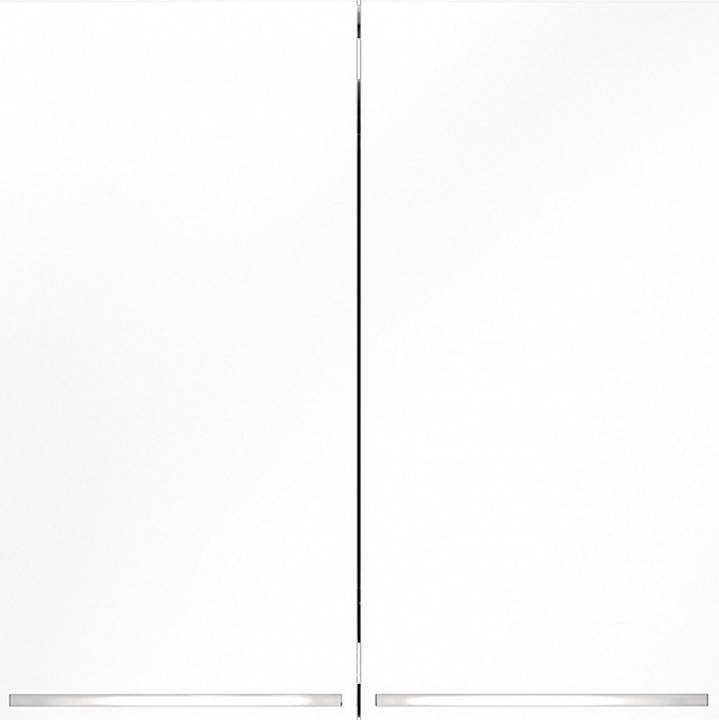 Выключатель проходной двухклавишный с подсветкой без рамки Voltum S70 VLS020402