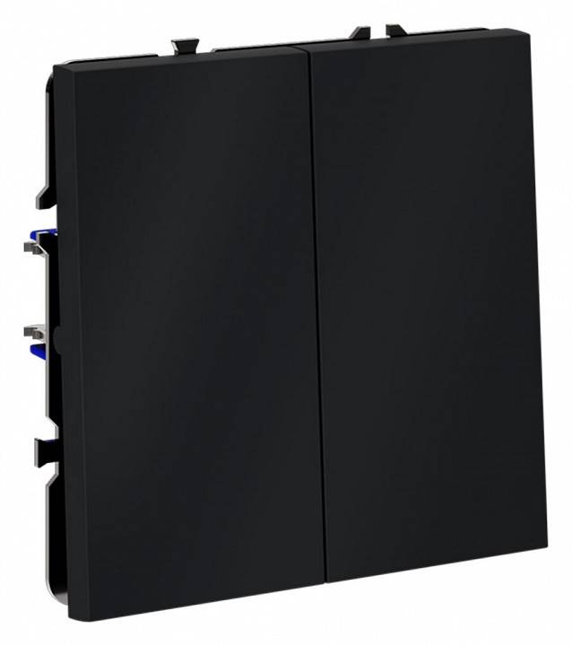 Выключатель двухклавишный без рамки Voltum S70 VLS020607