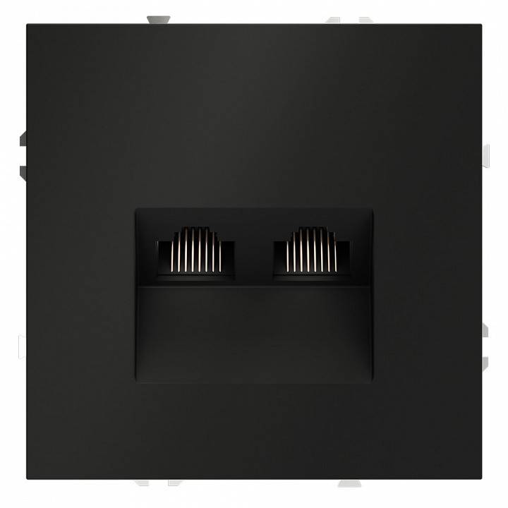 Розетка двойная Ethernet RJ-45 без рамки Voltum S70 VLS060208