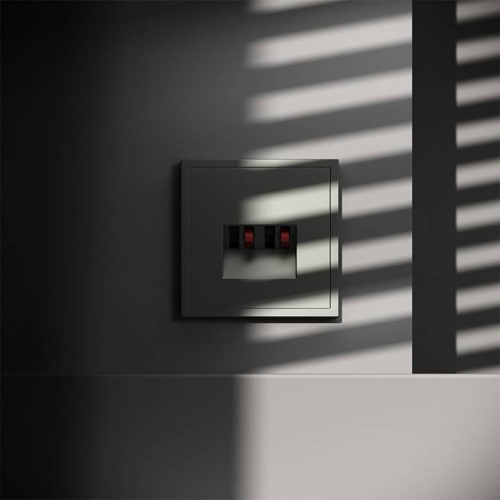 Розетка акустическая без рамки Voltum S70 VLS060306