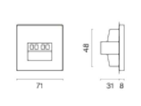 Розетка акустическая без рамки Voltum S70 VLS060306