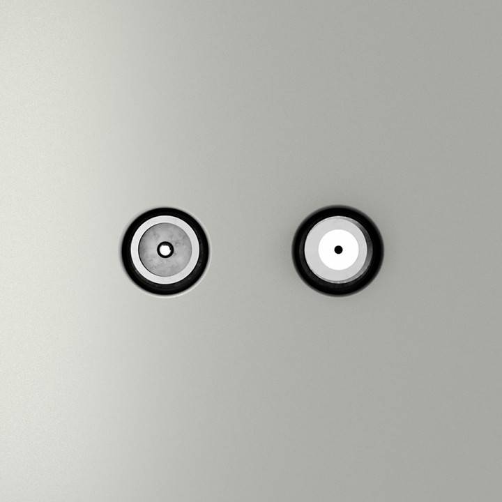 ТВ-розетка и SAT-розетка оконечная без рамки Voltum S70 VLS060405