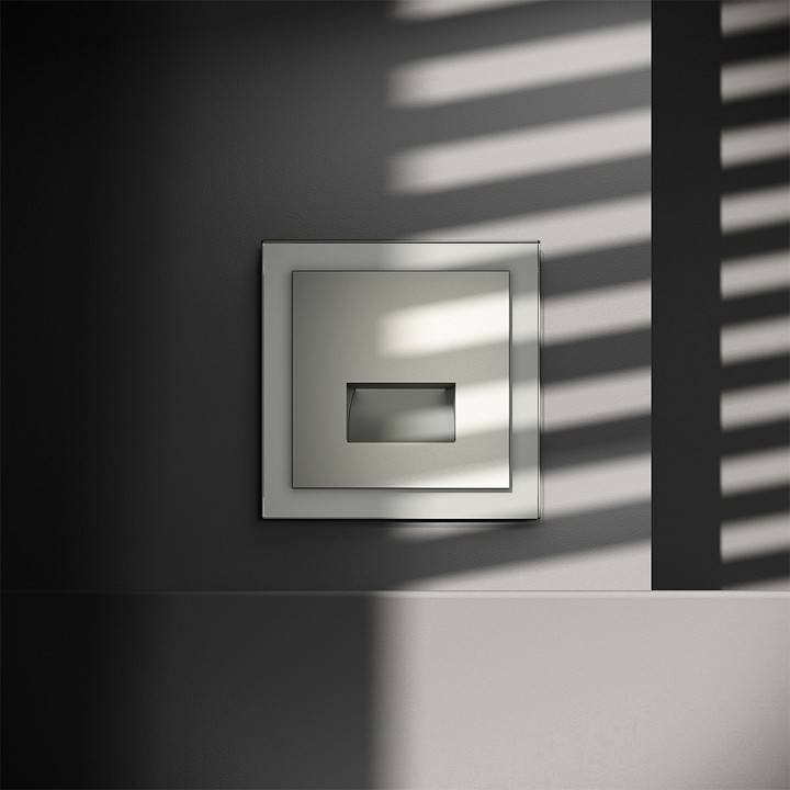 Заглушка для поста с подсветкой, без рамки Voltum S70 VLS070605