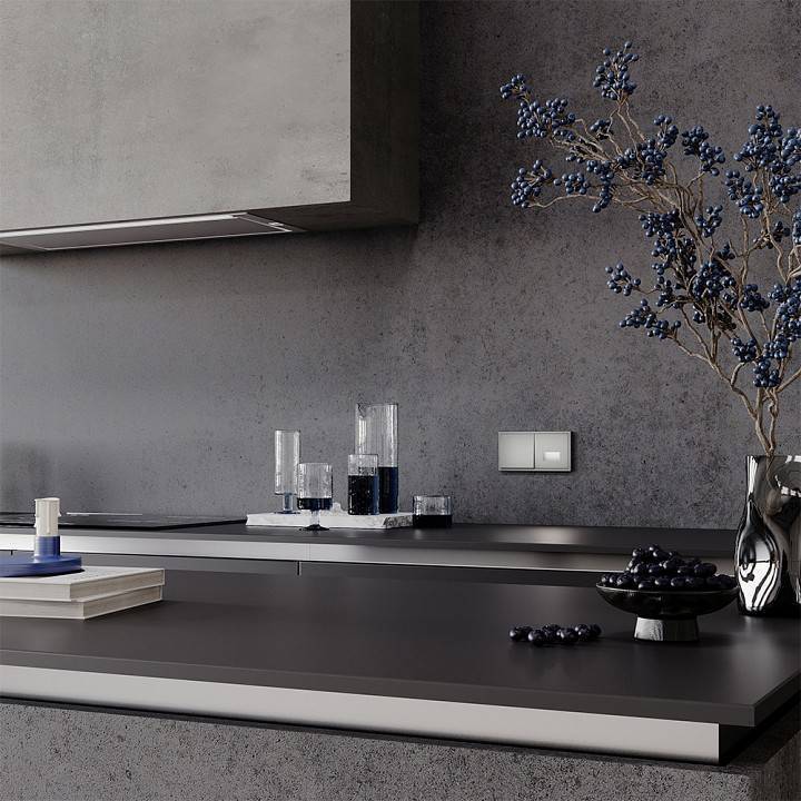 Заглушка для поста с подсветкой, без рамки Voltum S70 VLS070605