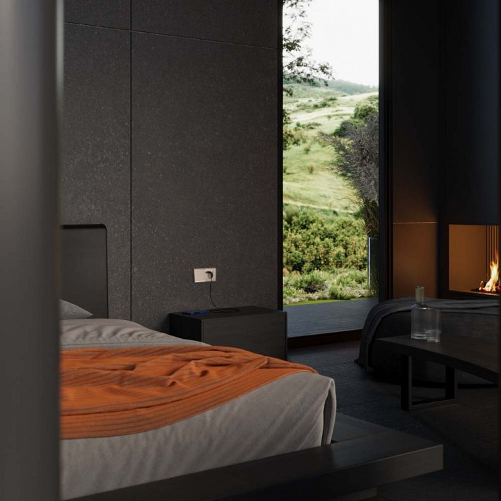 Клавиша для выключателя одноклавишного c подсветкой Voltum S70 METAL VLSM000210