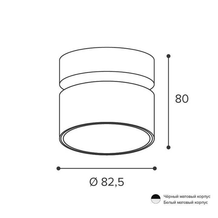Спот Wolta BASIC WSL-GX53 WSL-GX53/02BL