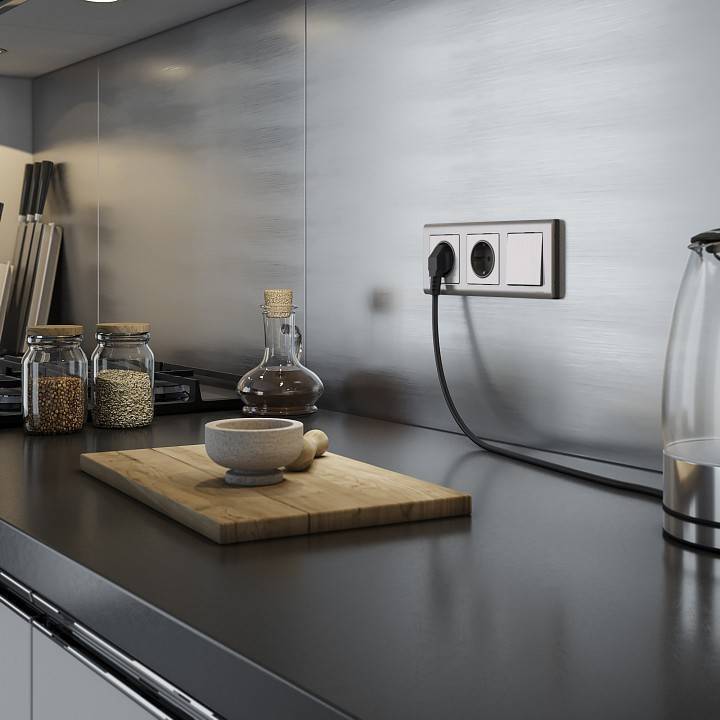 Клавиша для выключателя Werkel глянцевый никель W1119002