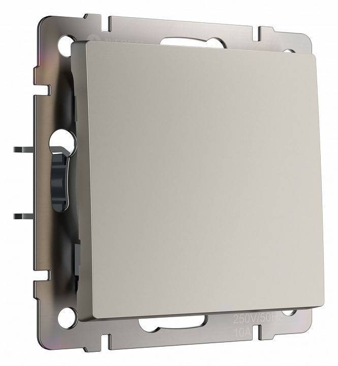 Выключатель проходной одноклавишный без рамки Werkel дымчатый W1210004