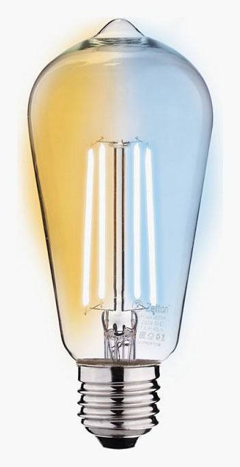 Умная светодиодная лампа Zetton Smart Wi-Fi Bulb E27 6 Вт 2200-6500 K ZTSHLBWCWE272RU