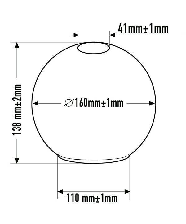 Плафон стеклянный 33 идеи S.17.GR